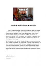 Host an Annual Christmas Movie Night