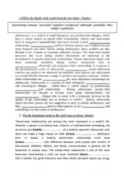 English Worksheet: 3rd form consolidation excercises