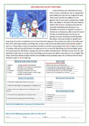 English Worksheet: RED WINGS AND THE LOST TEDDY
