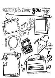 English Worksheet: Getting To Know You