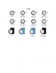 English Worksheet: Time