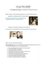English Worksheet: Is marriage an outdated institution
