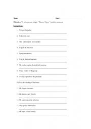 English Worksheet: Passive voice