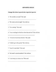 Reported Speech