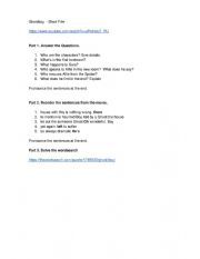 English Worksheet: Ghostboy  - Short Film