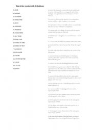 English Worksheet: Football vocabulary
