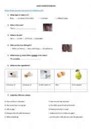 English Worksheet: How to make pancakes