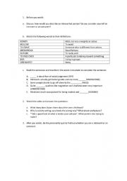 English Worksheet: The power of introverts - activities based on the TedTalk