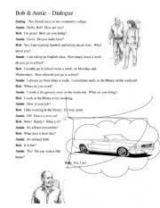 English Worksheet: Dialogue To Practice