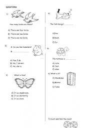 English Worksheet: 3RD GRADE