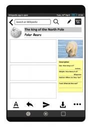 English Worksheet: Comparatives and superlatives - The Polar Bear - Wikipedia Entry Project