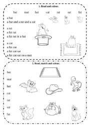 Phonics 2. Letter Aa reading (short sound)