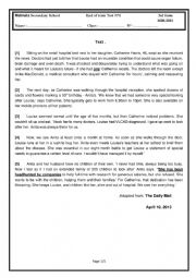 English Worksheet: Full Term Test