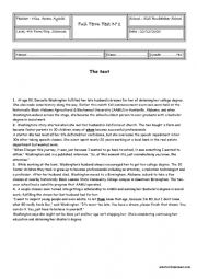 English Worksheet: 4th Form - Experimental Sciences - Full Term Test n 1