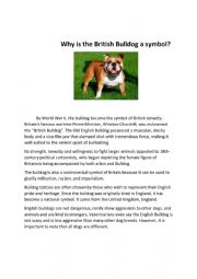 The British Bulldog , a symbol.