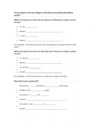 English Worksheet: Star Sign survey