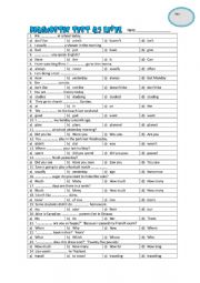 English Worksheet: DIAGNOSTIC TEST
