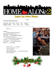 English Worksheet: Home Alone 2 trailer