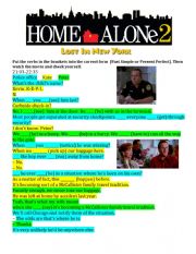 English Worksheet: Home Alone 2   airport