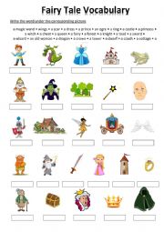 fairy tale vocabulary