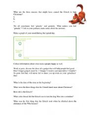 English Worksheet: The Grinch (2018)