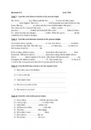 English worksheet: Tutorial lesson n4