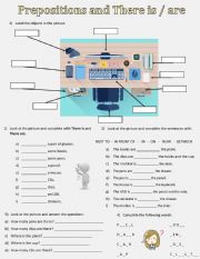 There is / There are and prepositions of place.