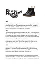 English Worksheet: Dr martens