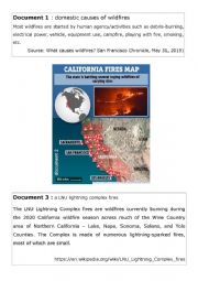 a (web)quest on california wildfires