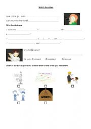 English Worksheet: Spelling Bee Contest