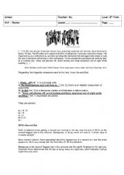 English Worksheet: REVIEW . WITH KEY. TENSES. WORD FORMATION. COMPARISON , PHRASAL VERBS, ETC