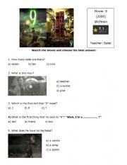 Movie worksheet: 9