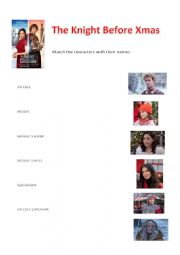 English Worksheet: The Knight before Xmas 