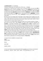English Worksheet: A Shopping Spree