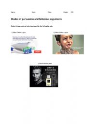 English Worksheet: The Art of debate: TEST