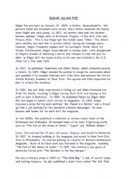 English Worksheet: Edgar Poe�s biography
