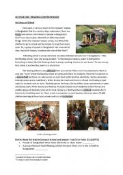 English Worksheet: An Unusual School
