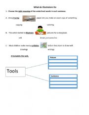 English Worksheet: Vocab