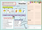 English Worksheet: Weather Forecast