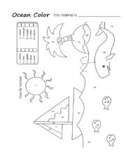 English Worksheet: numbers 1-5