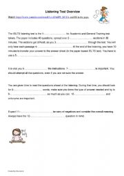 English Worksheet: IELTS Reading and Listening Orientation