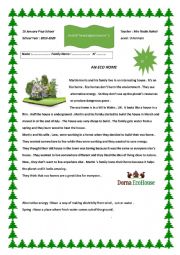 English Worksheet: 9th form exam