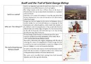 The trail of Saint George Bishop of Suelli