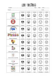 English Worksheet: RUBRIC FOR ARTWORK ASSESSMENT