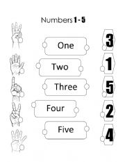 Numbers 1-5