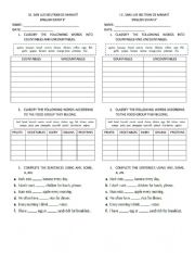 English Worksheet: english exam
