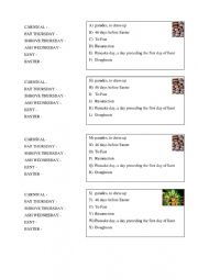 English Worksheet: Carnival