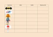 English Worksheet: Who is your superhero?