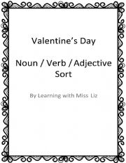 Sorting Noun-Verb-Adjective