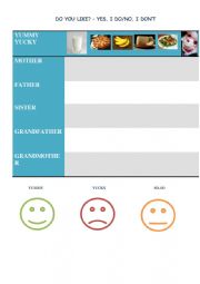 English Worksheet: Do you like